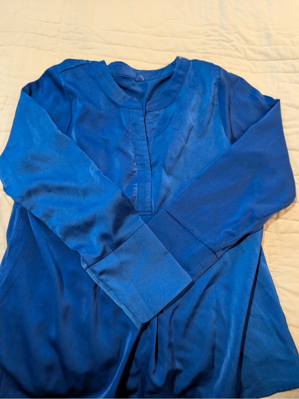 Blue work top